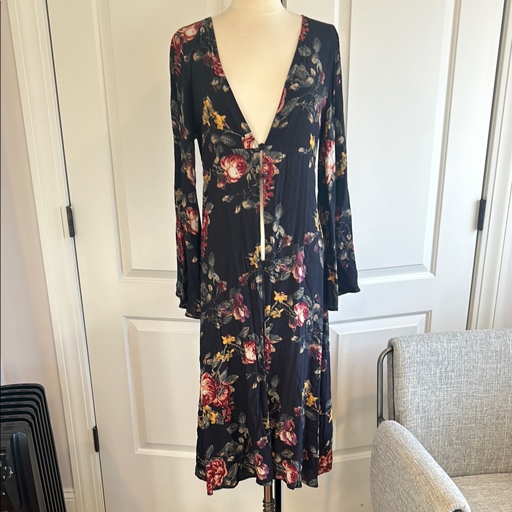 New! Audrey 3+1 Floral V-Neck cardigan